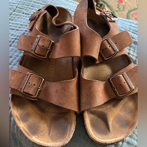 Birkenstock Brown Suede Sandals